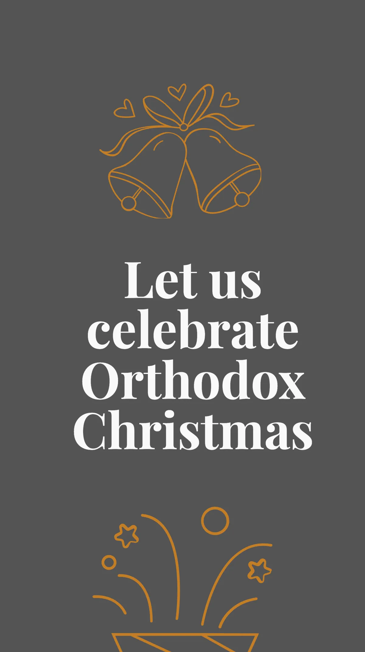 Free Orthodox Christmas Celebration Instagram Story Template to Edit Online