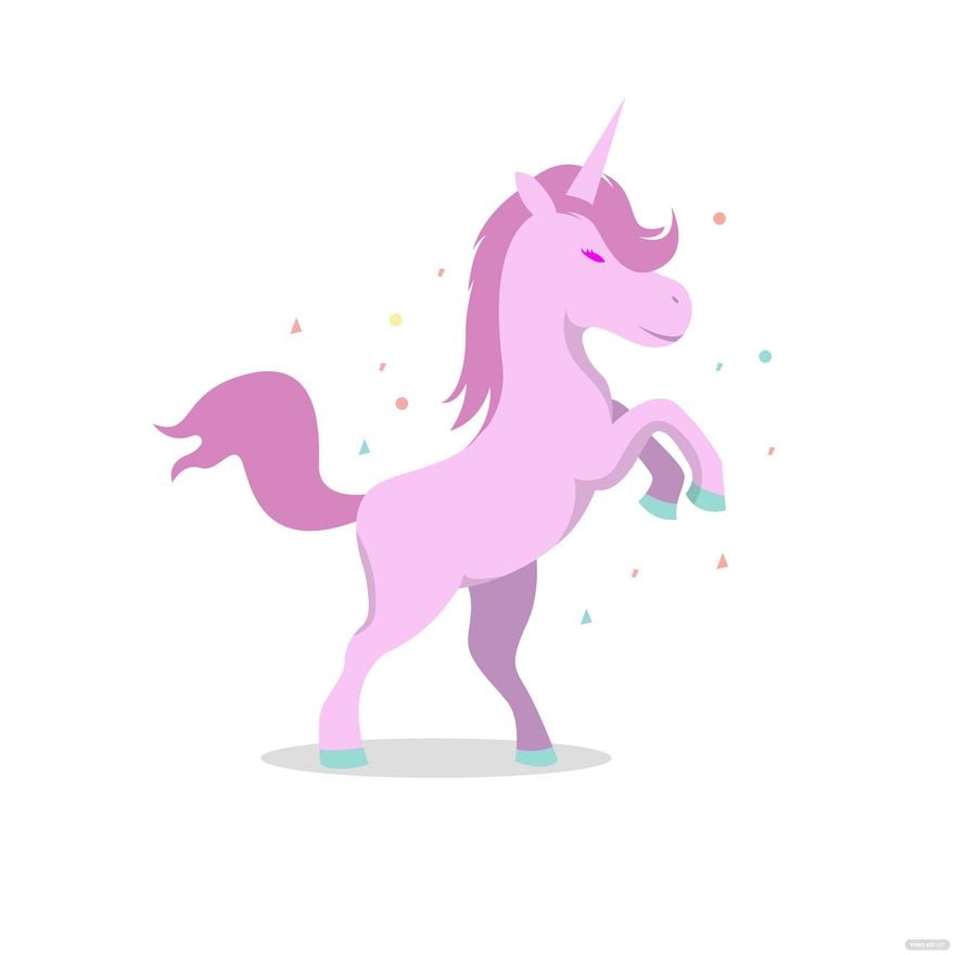 Free Unicorn Horse Vector in Illustrator, EPS, SVG, JPG, PNG