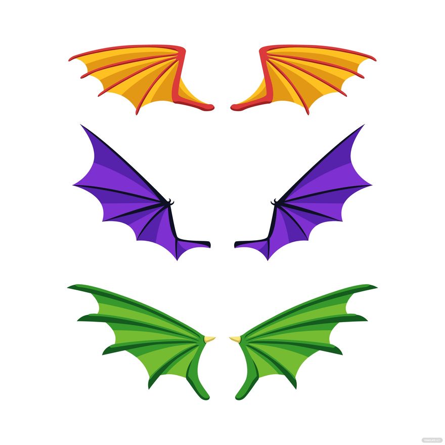 FREE Wings Template Download In Word Google Docs PDF Illustrator 