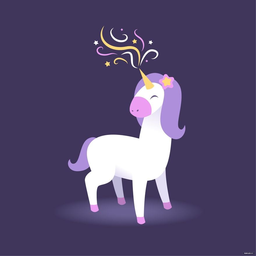 Magical Unicorn Vector in Illustrator, EPS, SVG, JPG, PNG