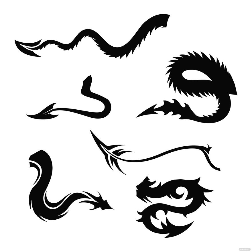 Free Dragon Tattoo Vector - Download in Illustrator, EPS, SVG, JPG, PNG