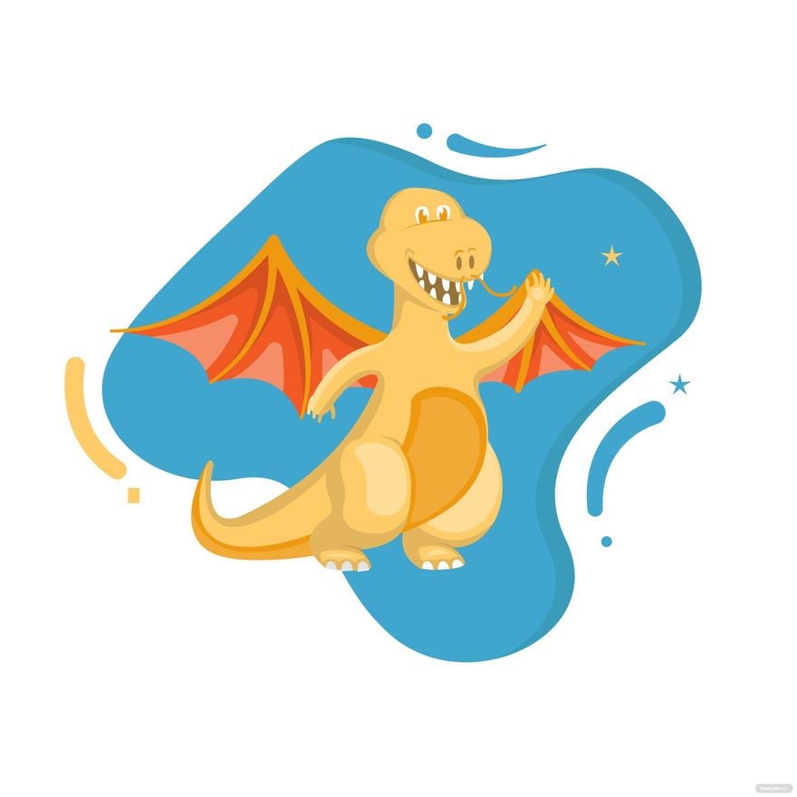 Free Happy Dragon Vector in Illustrator, EPS, SVG, JPG, PNG