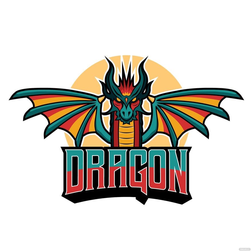 Free Dragon Mascot Vector