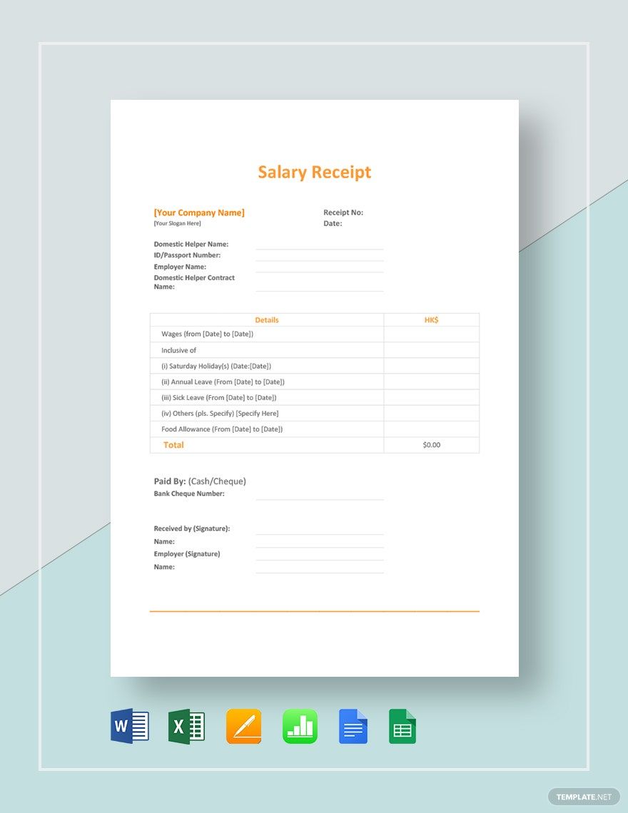 receipts in numbers templates designs docs free downloads template net