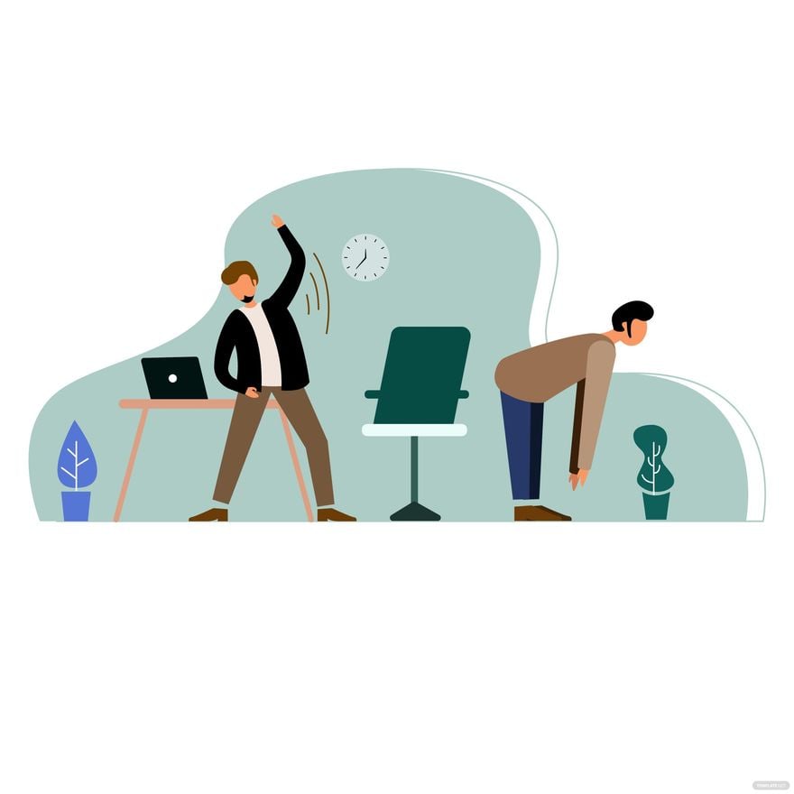 Office Exercise Vector