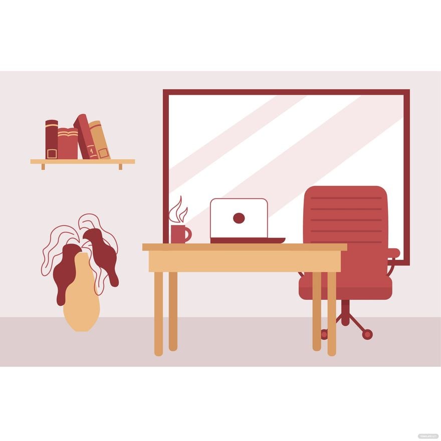 Office Background Vector