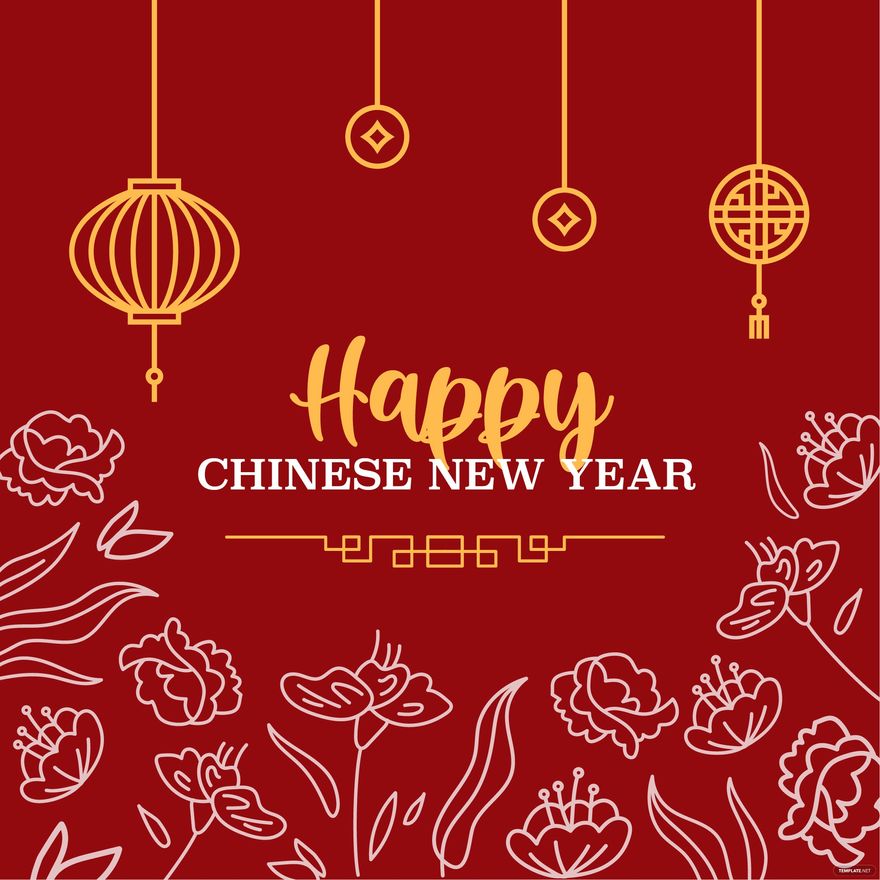 Happy Chinese New Year Vector in Illustrator, SVG, JPG, EPS, PNG - Download | Template.net