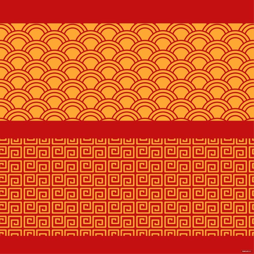Chinese New Year Pattern Vector