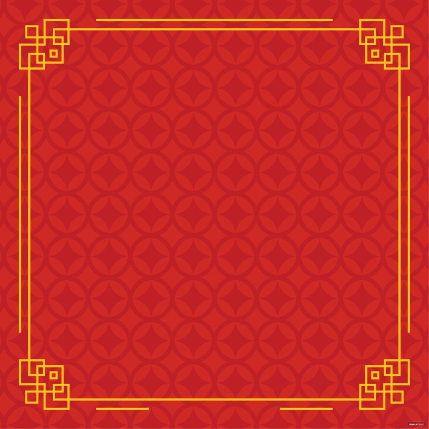 Chinese New Year Frame Vector