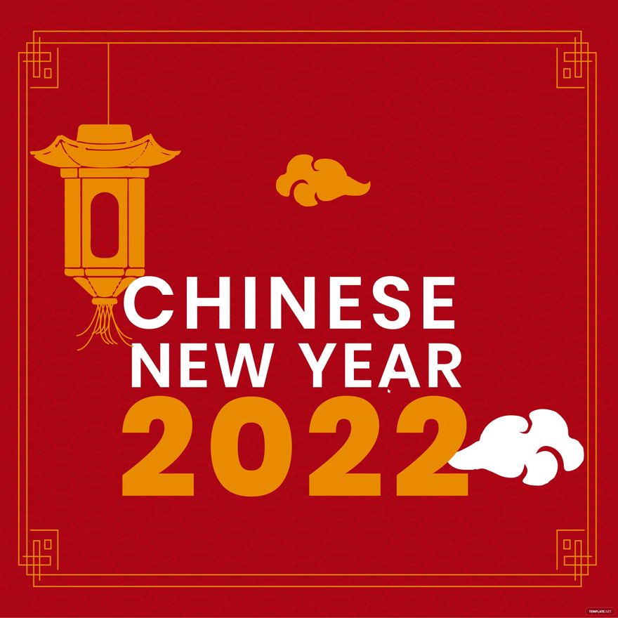 Flat Chinese New Year Vector in Illustrator, EPS, SVG, JPG, PNG