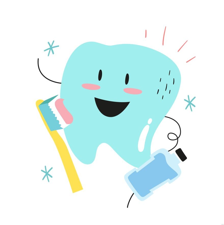 Dental Care Illustration in Illustrator, EPS, SVG, JPG, PNG