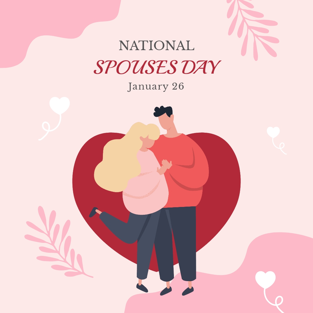 Happy National Spouses Day Instagram Post Template
