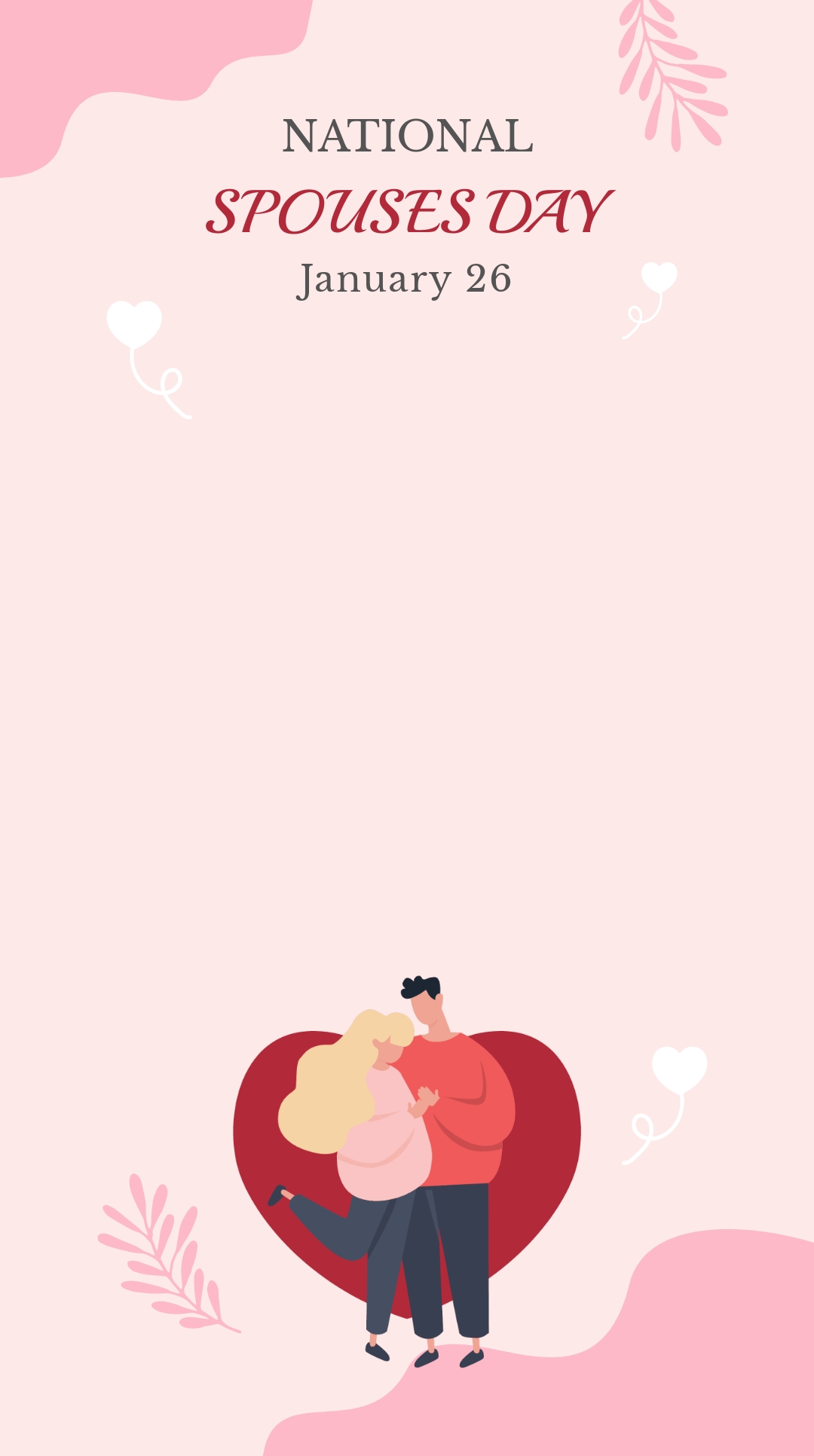 Happy National Spouses Day Snapchat Geofilter Template