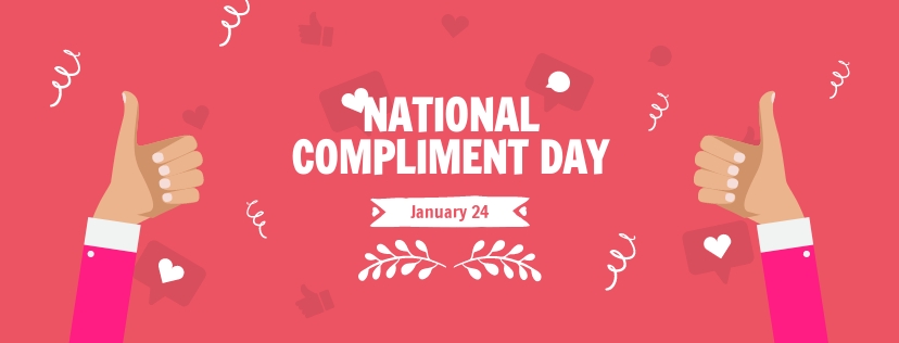 National Compliment Day Ad Facebook Cover Template