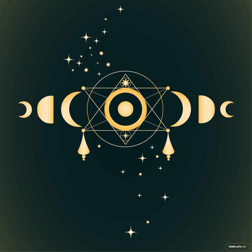 Free Gold Alchemy Vector