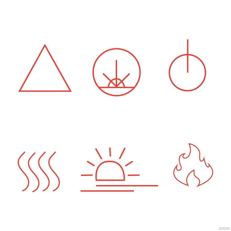 Free Alchemy Fire Symbol Vector
