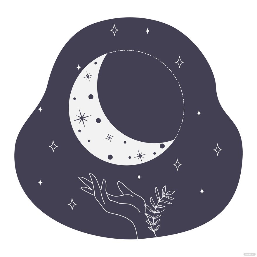 Free Moon Alchemy Vector - Download in Illustrator, EPS, SVG, JPG