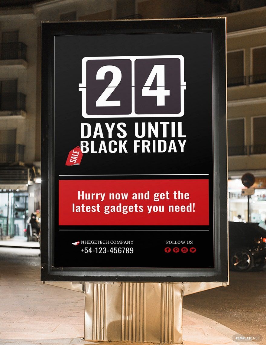 Countdown for Special Events Digital Signage Template