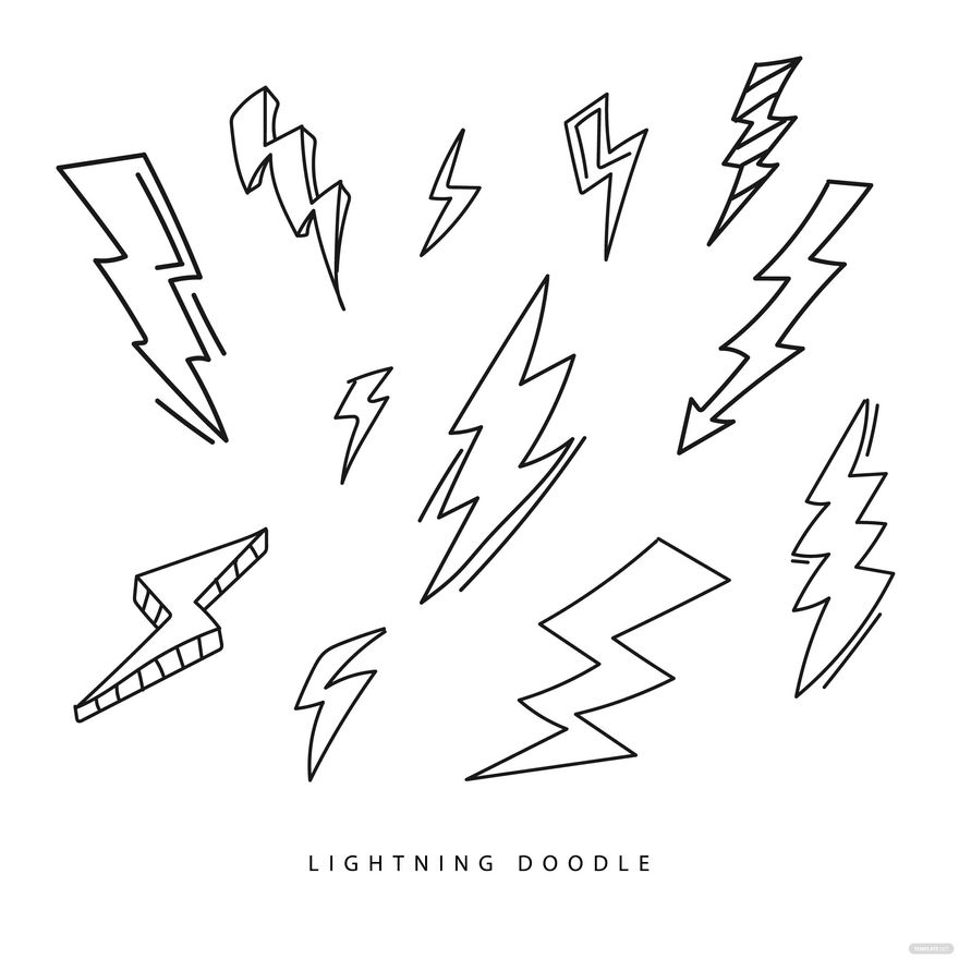 Lightning Tattoo PNG Transparent Images Free Download, Vector Files