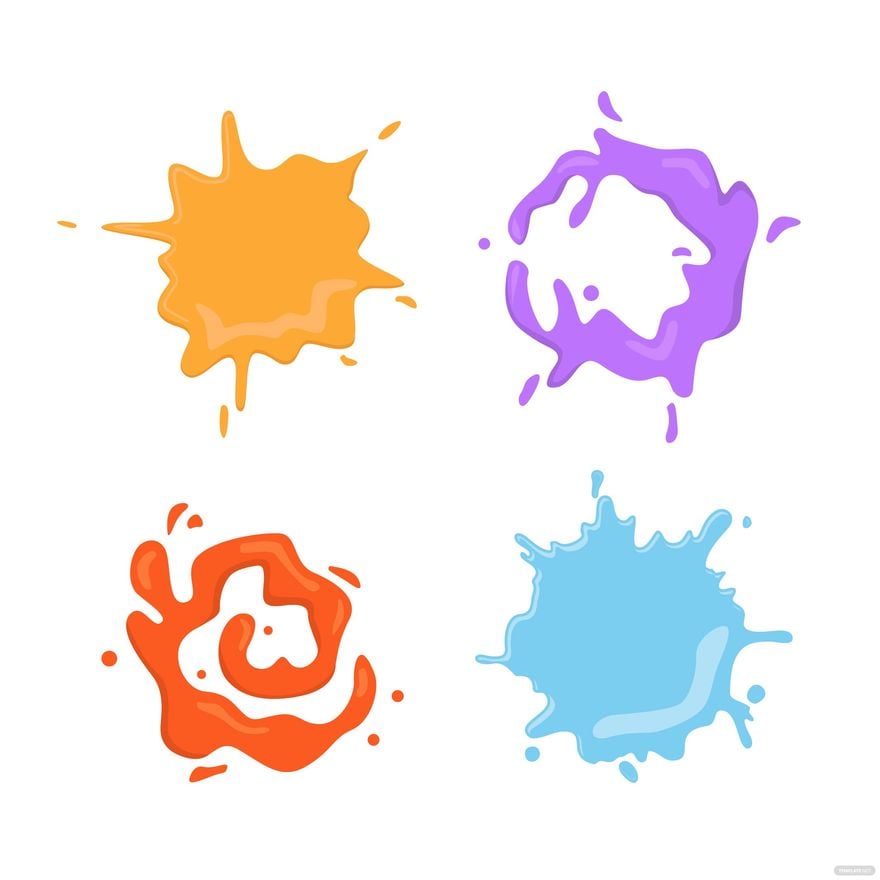 Circle Splash Vector in Illustrator, EPS, SVG, JPG, PNG