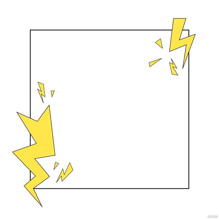 Lightning Bolt Clip Art Border