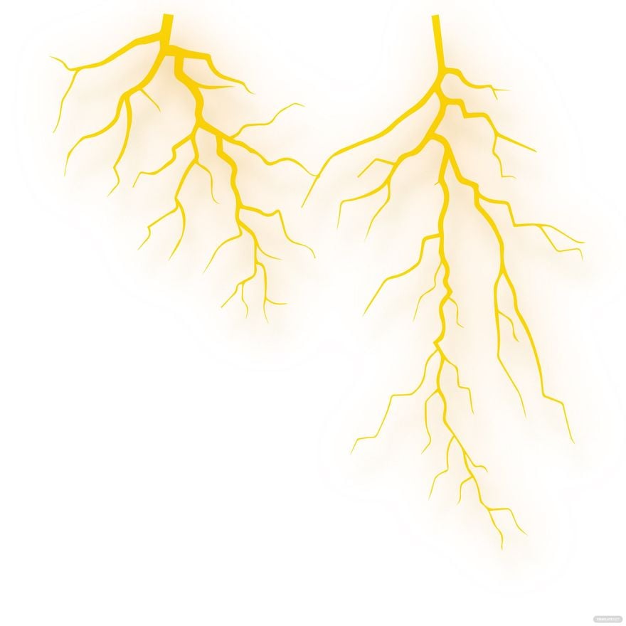 Lightning Effect Vector in Illustrator, EPS, SVG, JPG, PNG