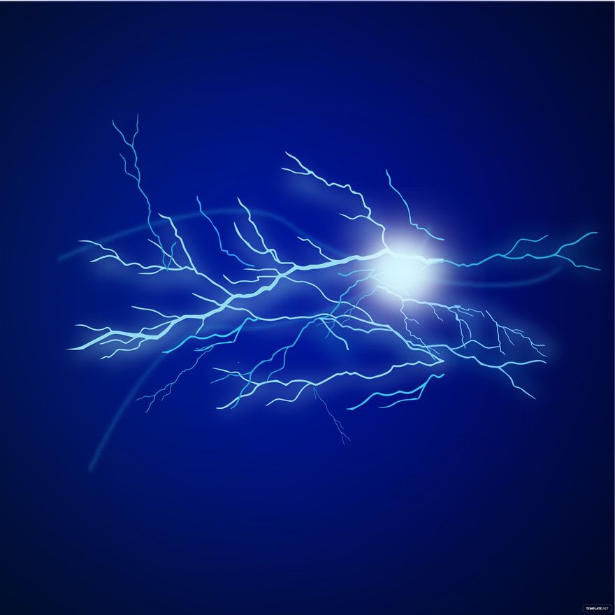 Blue Lightning Background, Blue, Lightning, Thunder Background