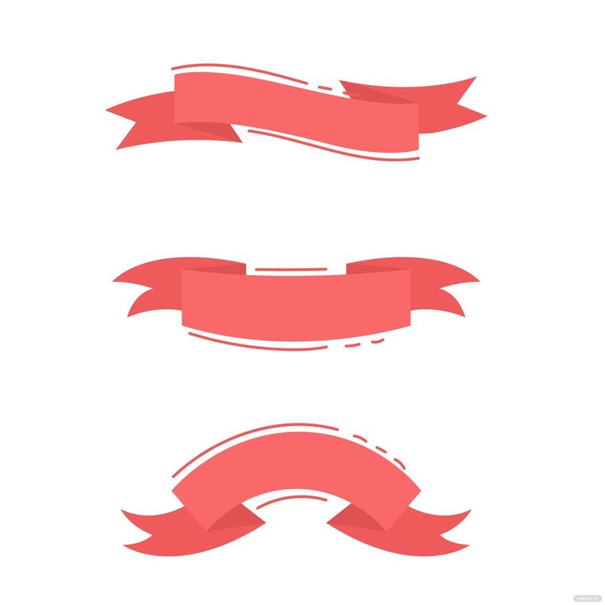 Valentines Day Ribbon Vector in Illustrator, EPS, SVG, JPG, PNG