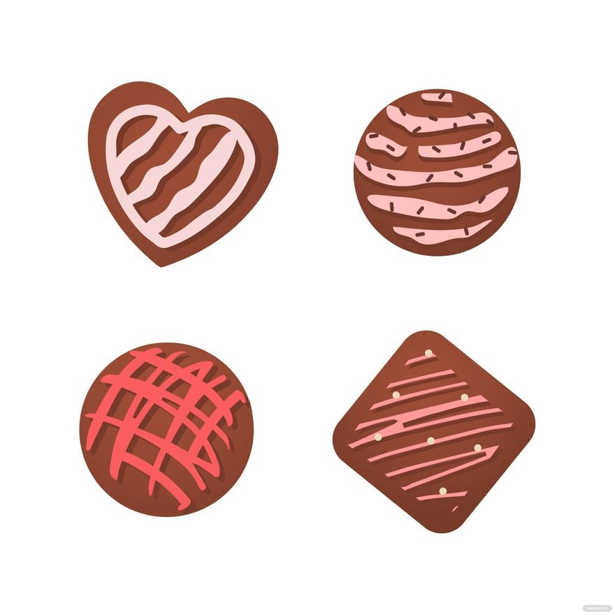 Free Valentines Day Chocolate Vector - EPS, Illustrator, JPG, PNG, SVG |  