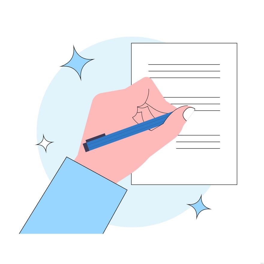 Contract Sign Illustration