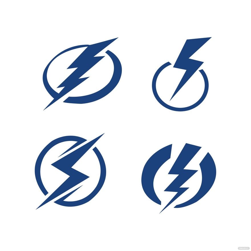 Lightning Logo Vector in Illustrator, EPS, SVG, JPG, PNG