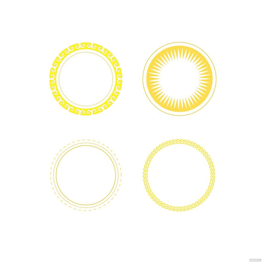 Free Yellow Circle Vector