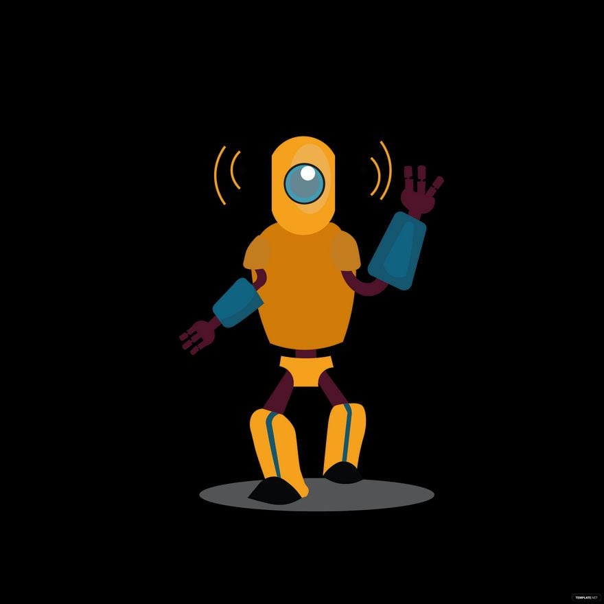 Free Robot Character Vector