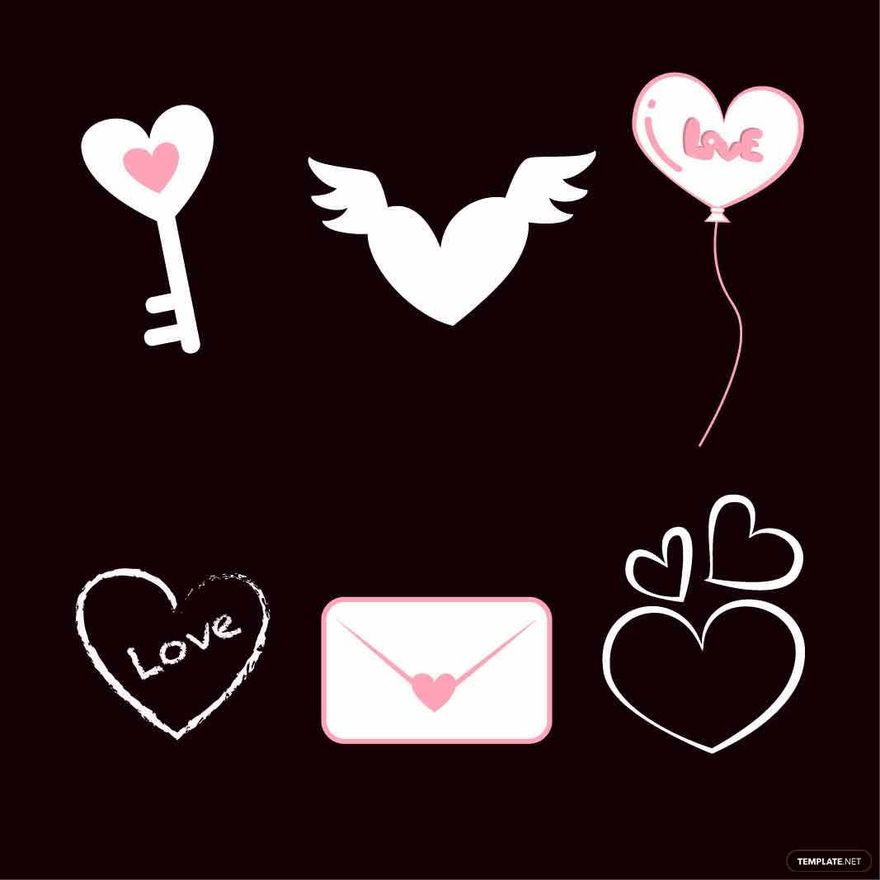 Free White Valentines Day Vector in Illustrator, EPS, SVG, JPG, PNG