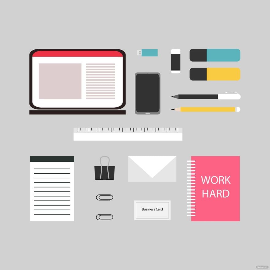 Free Business Stationary Vector