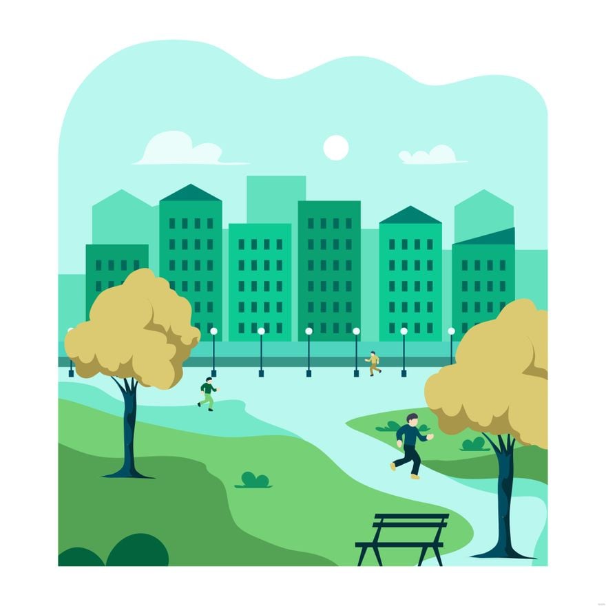 City Park Illustration