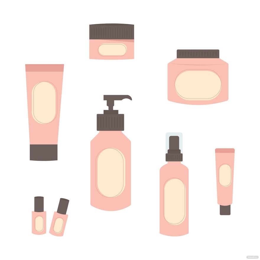 Free Beauty Packaging Vector in Illustrator, EPS, SVG, JPG, PNG