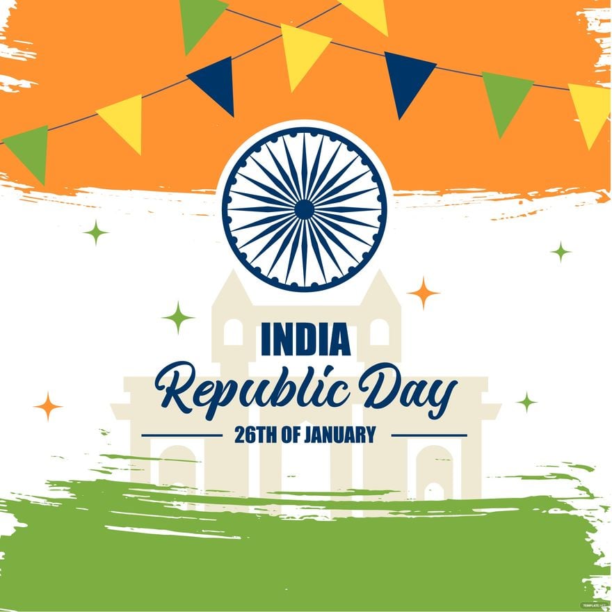 Free Happy Republic Day Poster Vector