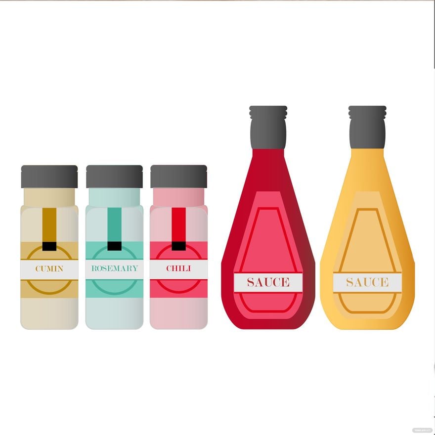 Spices Packaging Vector in Illustrator, EPS, SVG, JPG, PNG