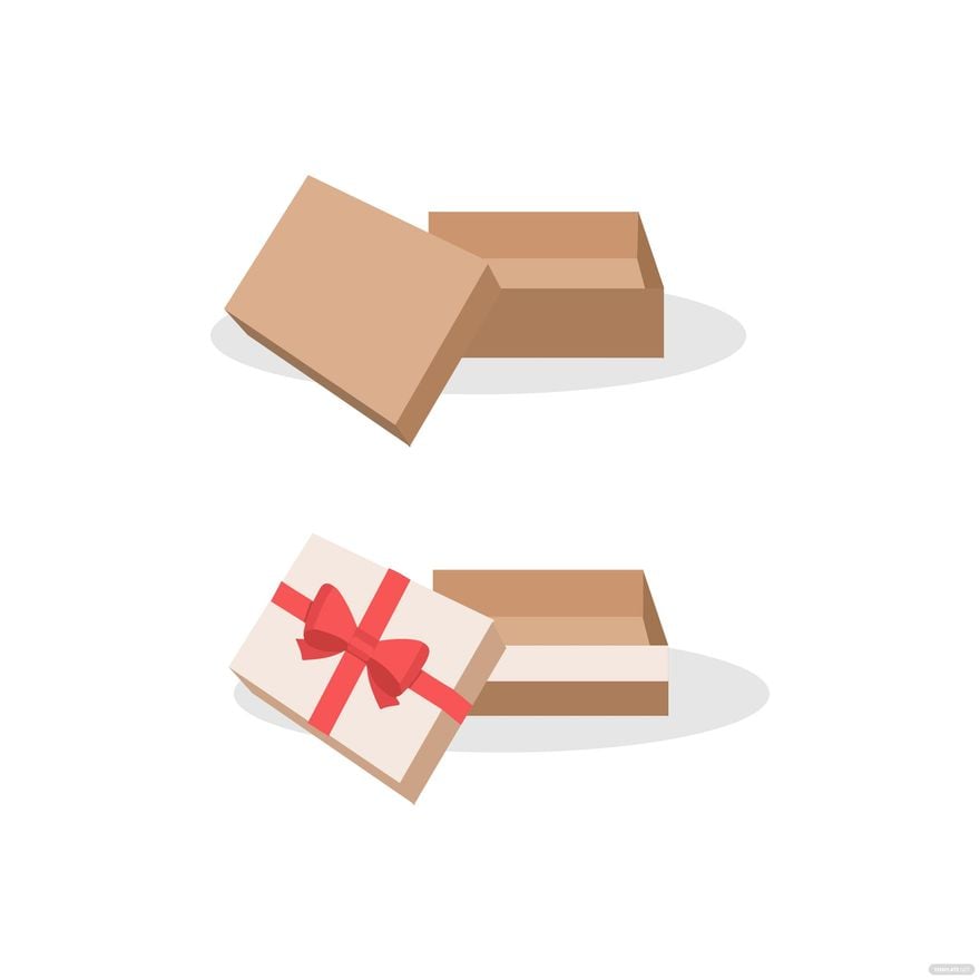 Gift Packaging Vector in Illustrator, EPS, SVG, JPG, PNG