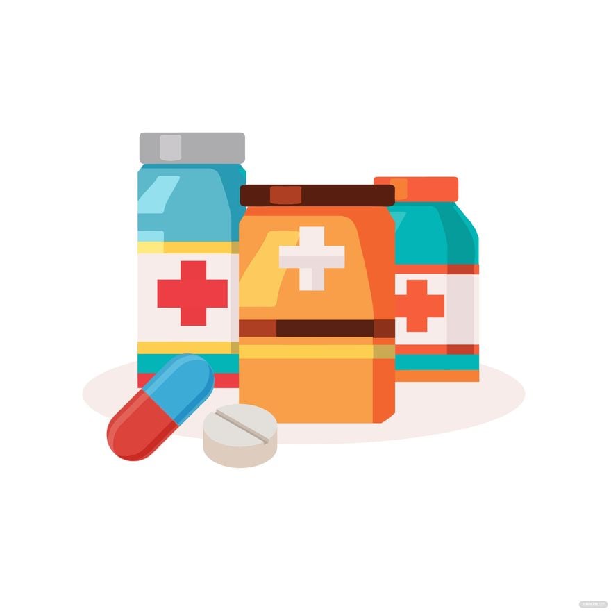 Medicine Packaging Vector in Illustrator, EPS, SVG, JPG, PNG