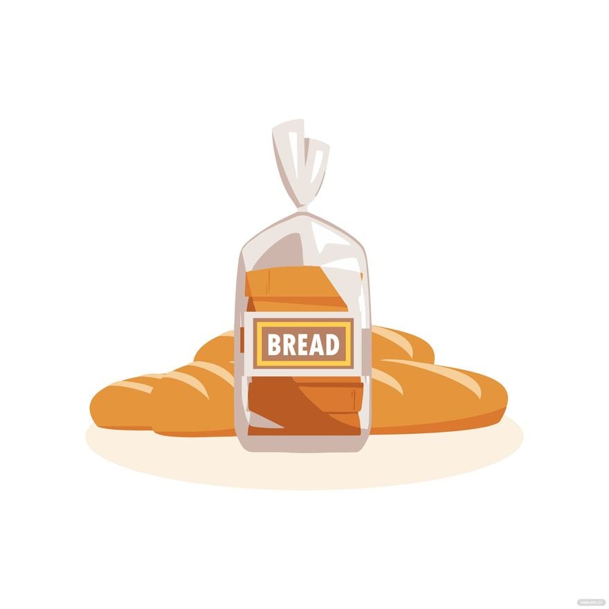 Bread Packaging Vector in Illustrator, EPS, SVG, JPG, PNG