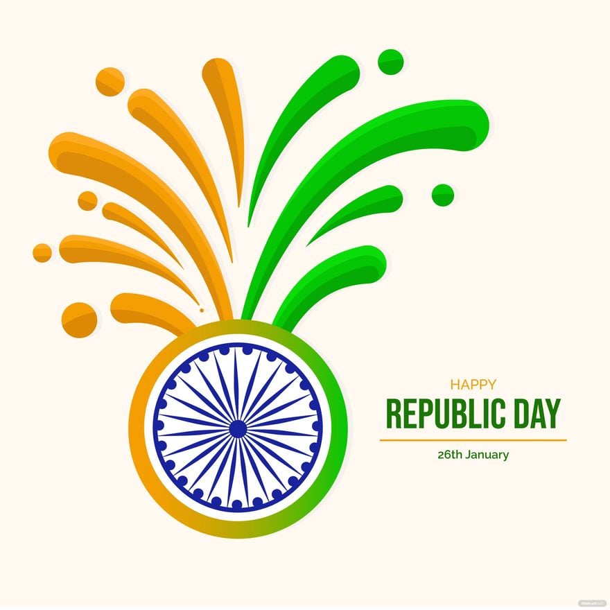 Abstract Republic Day Vector in Illustrator, EPS, SVG, JPG, PNG