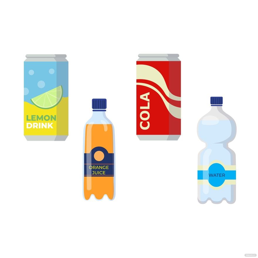 Beverage Packaging Vector in Illustrator, EPS, SVG, JPG, PNG