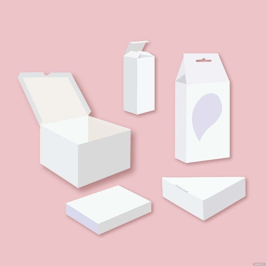 White Packaging Vector in Illustrator, EPS, SVG, JPG, PNG