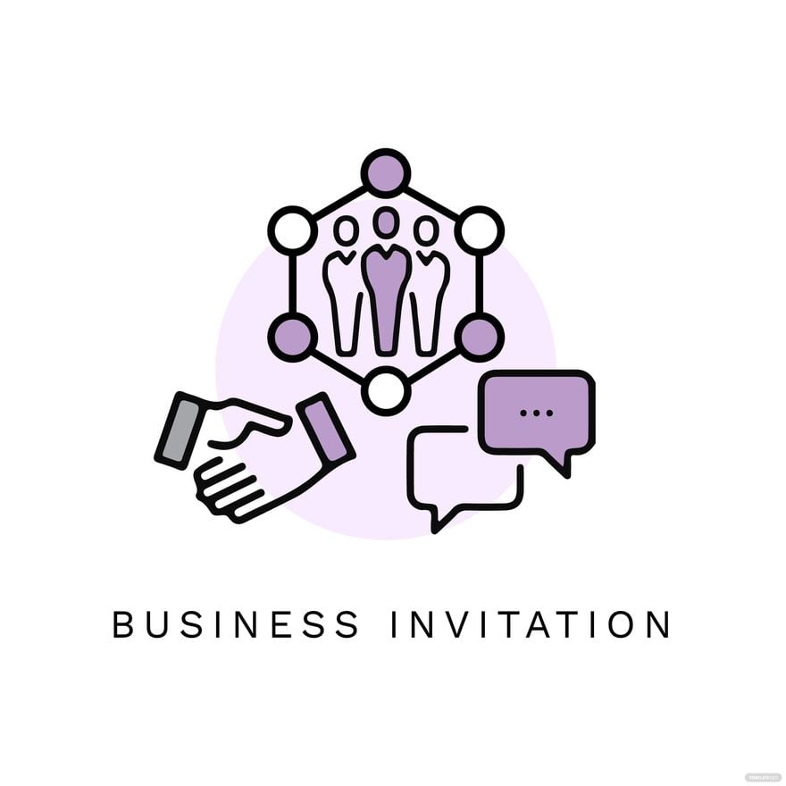 Business Invitation Vector