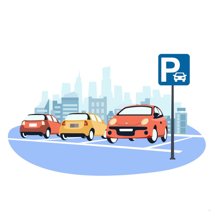 Car Parking Illustration