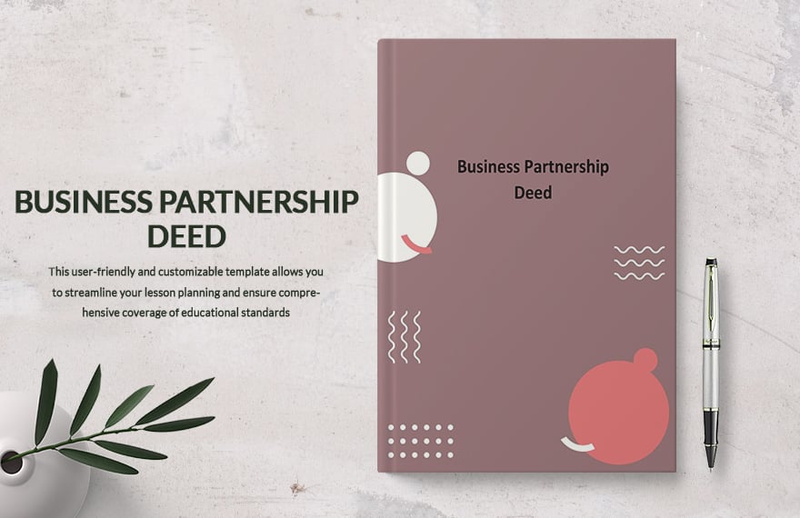 Business Partnership Deed Template
