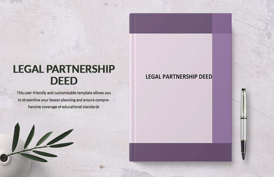 Legal Partnership Deed Template 