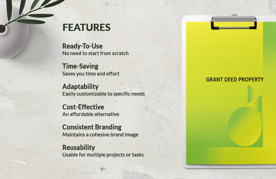 Grant Deed Property Template